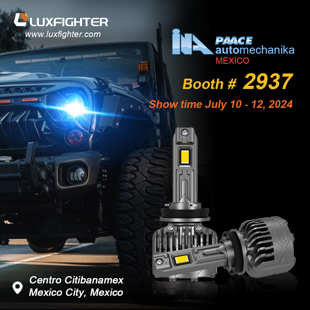 LUXFIGHTER ไฟหน้ารถ LED 2024 Mexico INA PAACE