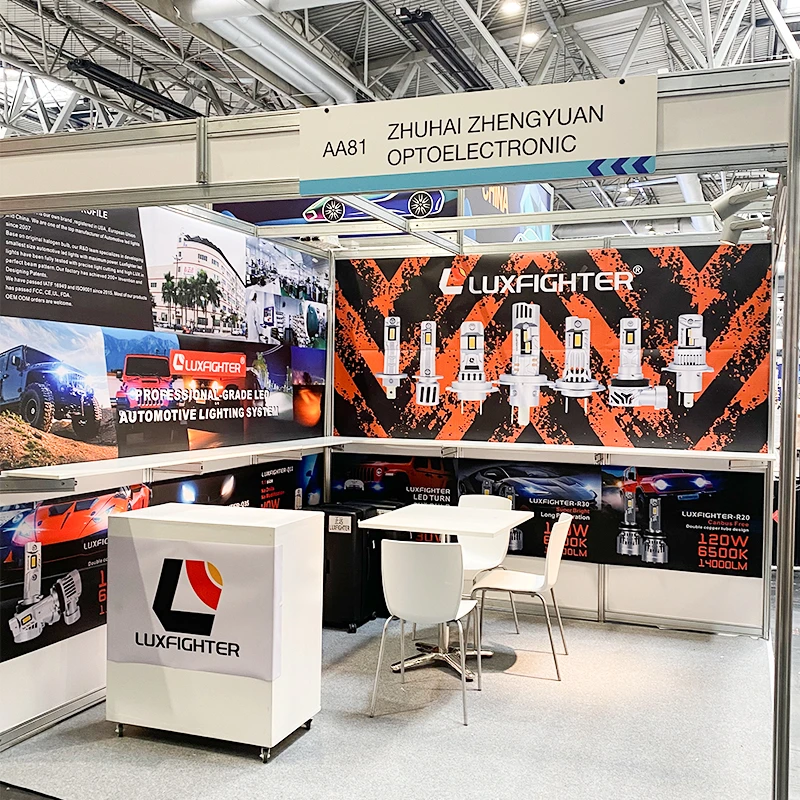 ไฟหน้า LUXFIGHTER LED จัดแสดงที่งาน AUTOMECHANIKA 2025 UK